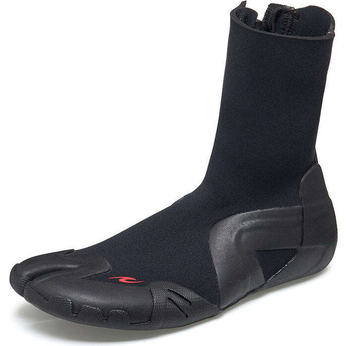2024 Rip Curl Omega 3mm Split Toe Zip Wetsuit Boots WBOYAM - Black